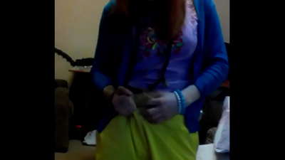 Vídeo de masturbación de primeiro plano de Light Fairy pelirroja